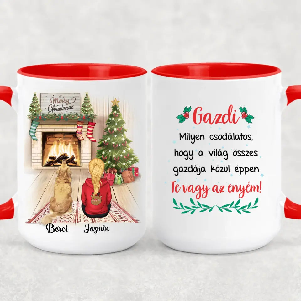 Egyedi karácsonyi kedvences bögre gyerekeknek - akár 3 kedvenccel