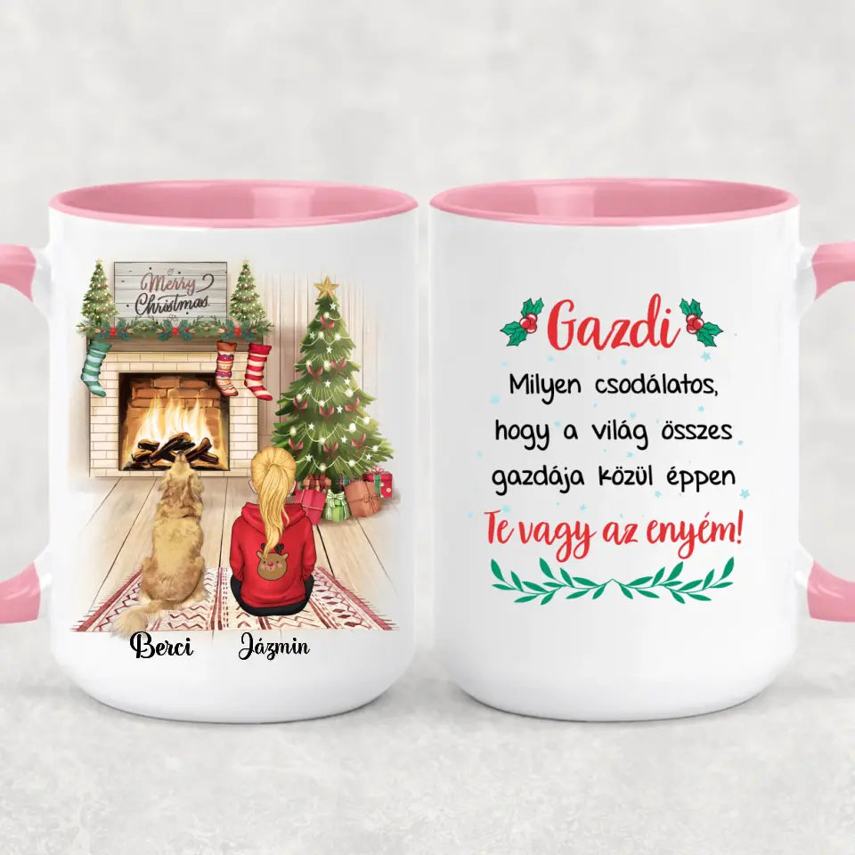 Egyedi karácsonyi kedvences bögre gyerekeknek - akár 3 kedvenccel