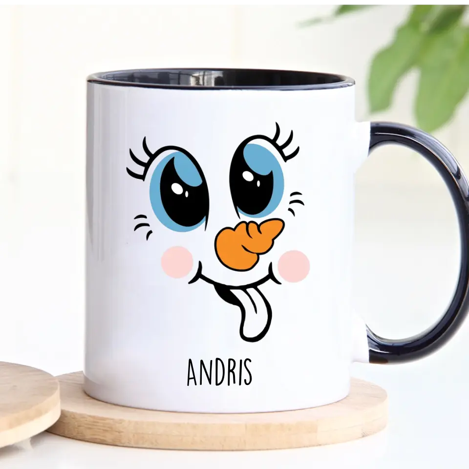 Egyedi karácsonyi bögre gyerekeknek - cuki hóember