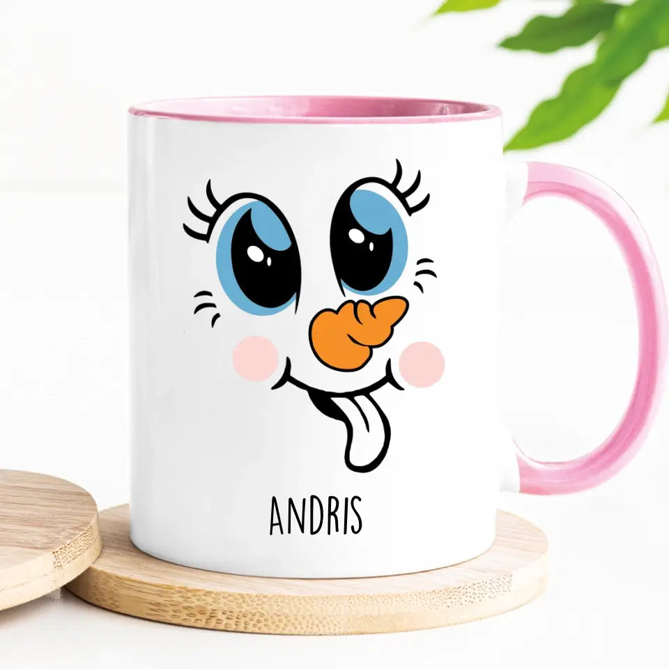 Egyedi karácsonyi bögre gyerekeknek - cuki hóember