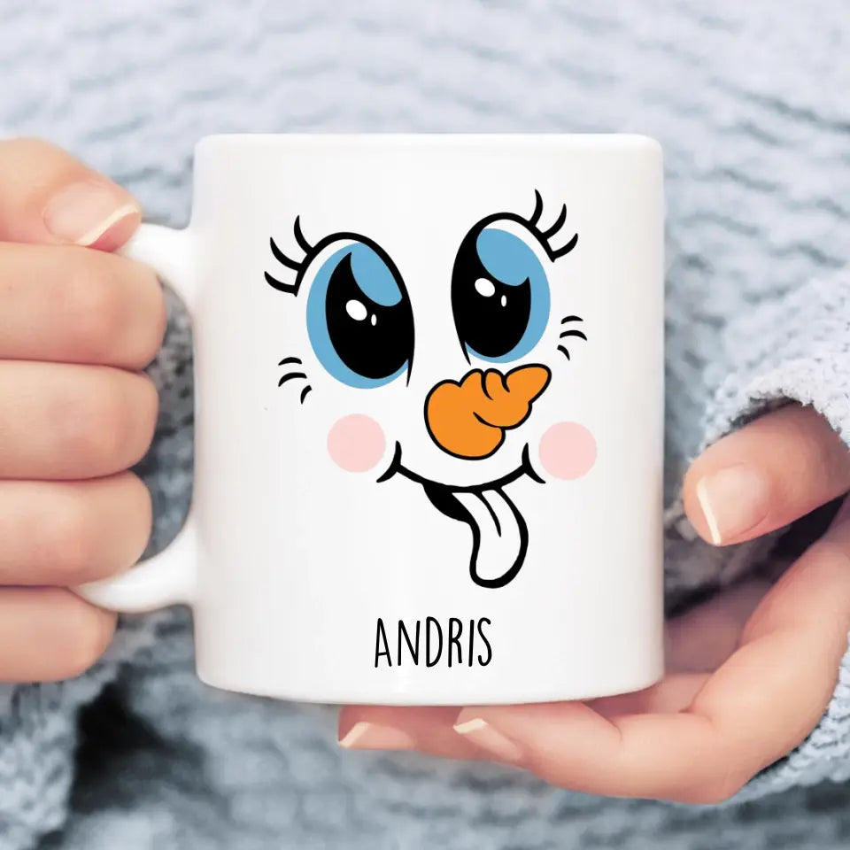 Egyedi karácsonyi bögre gyerekeknek - cuki hóember