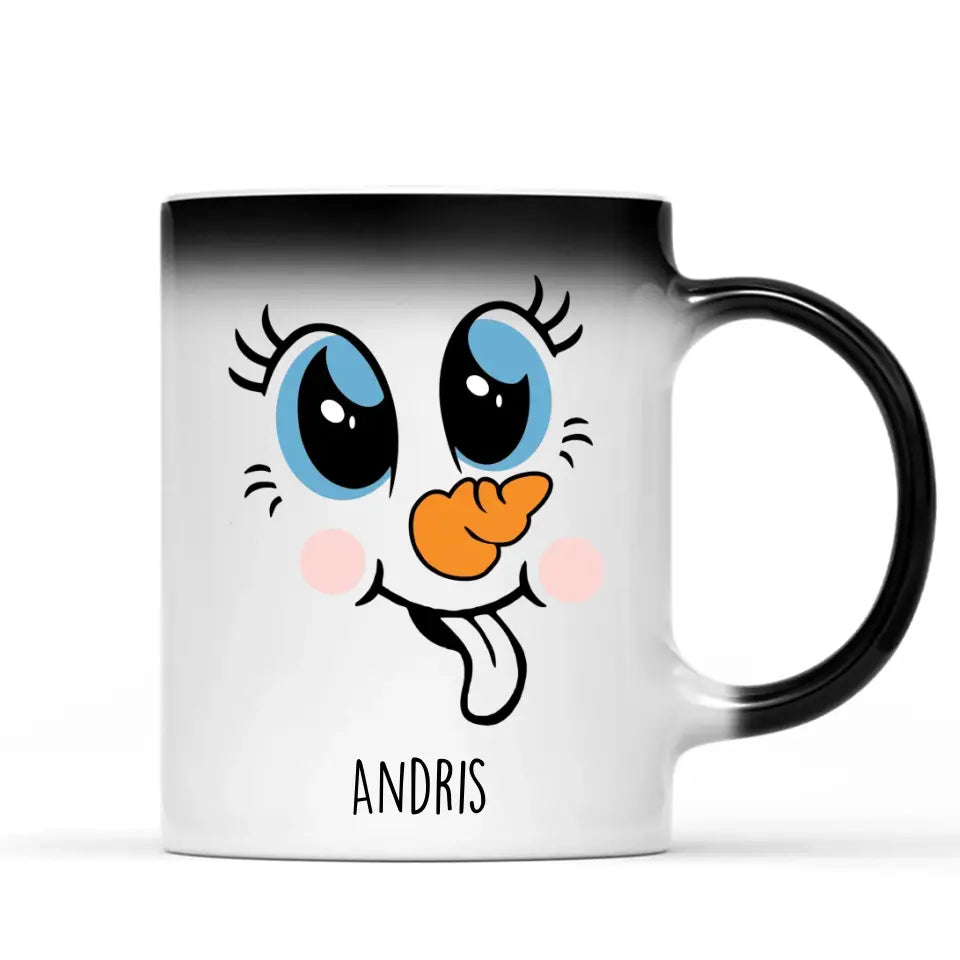 Egyedi karácsonyi bögre gyerekeknek - cuki hóember