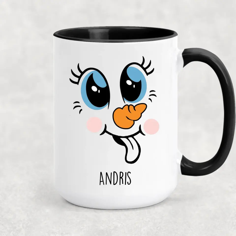 Egyedi karácsonyi bögre gyerekeknek - cuki hóember