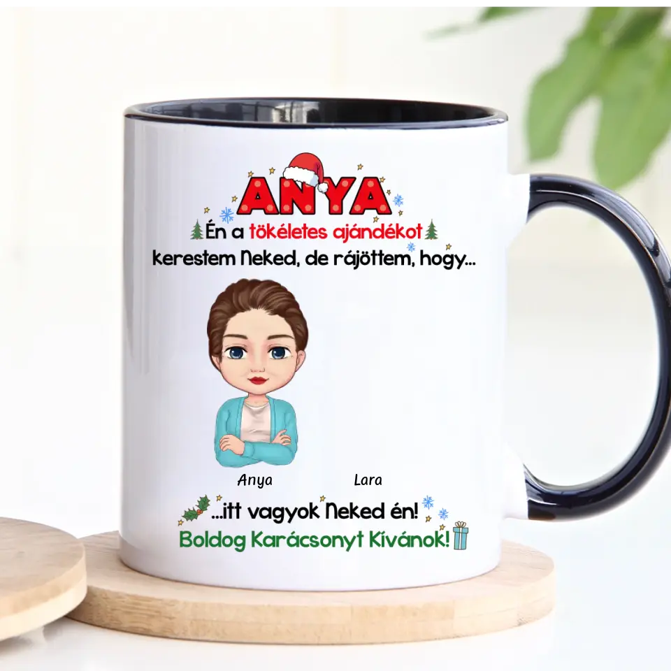 Egyedi karácsonyi bögre édesanyáknak, édesapáknak - a tökéletes ajándék