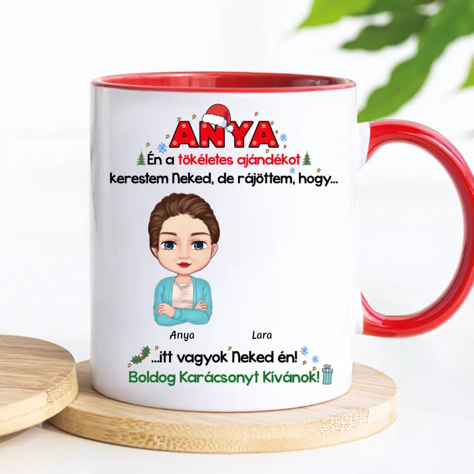 Egyedi karácsonyi bögre édesanyáknak, édesapáknak - a tökéletes ajándék