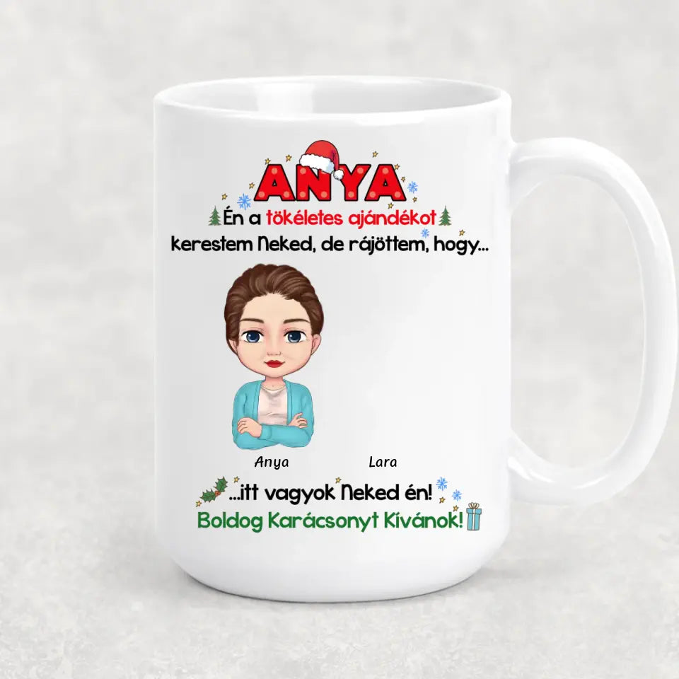 Egyedi karácsonyi bögre édesanyáknak, édesapáknak - a tökéletes ajándék