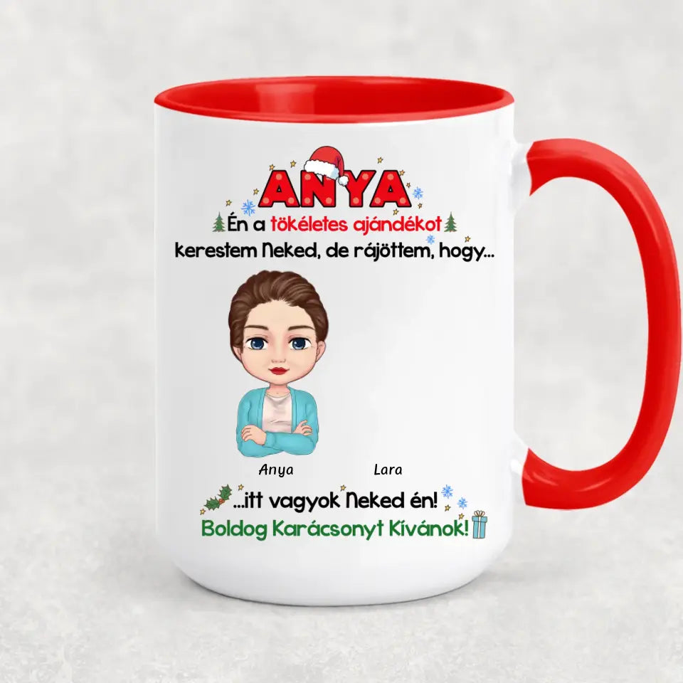 Egyedi karácsonyi bögre édesanyáknak, édesapáknak - a tökéletes ajándék