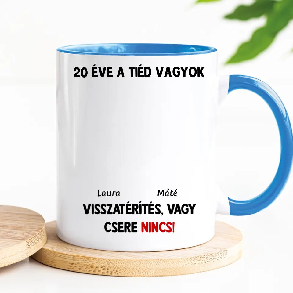 Egyedi vicces bögre pároknak - visszatérítés nincs