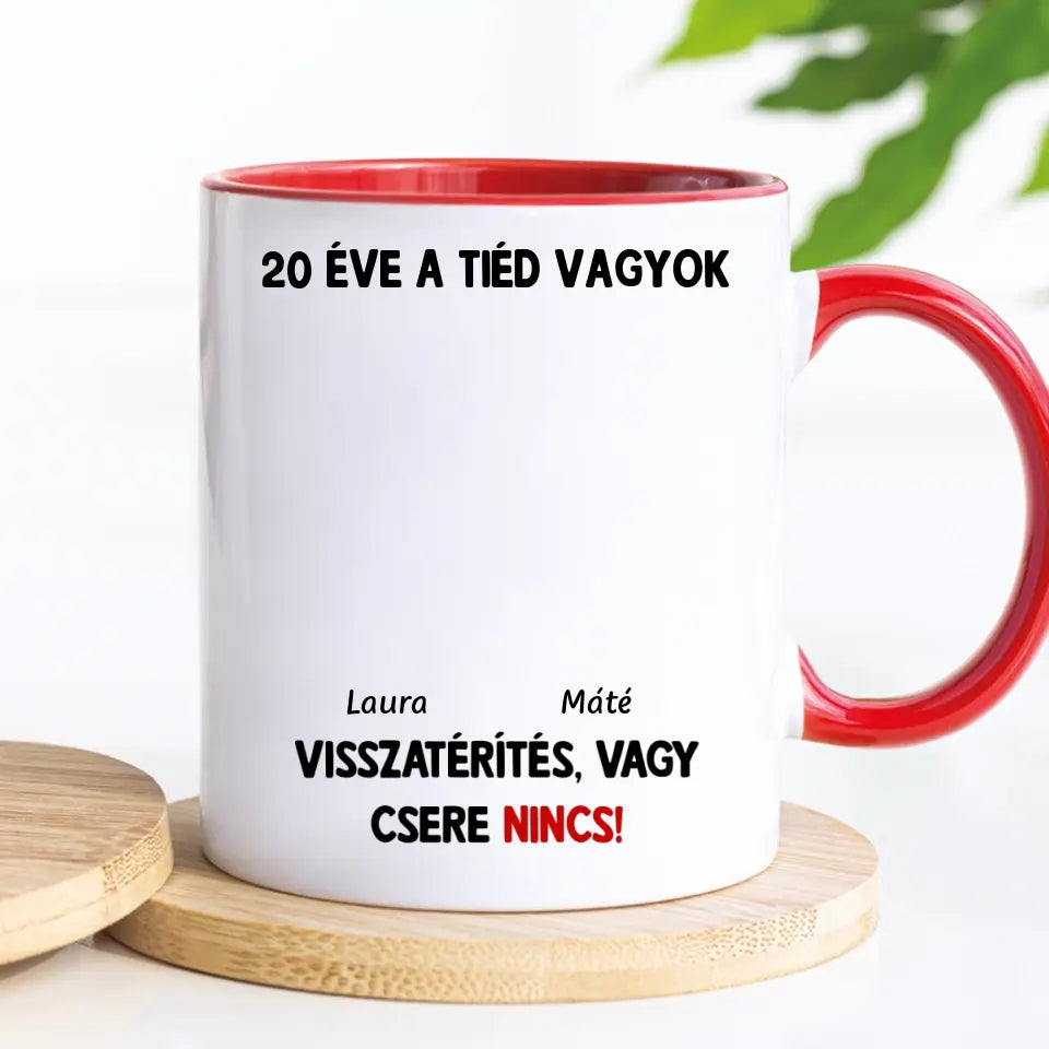 Egyedi vicces bögre pároknak - visszatérítés nincs