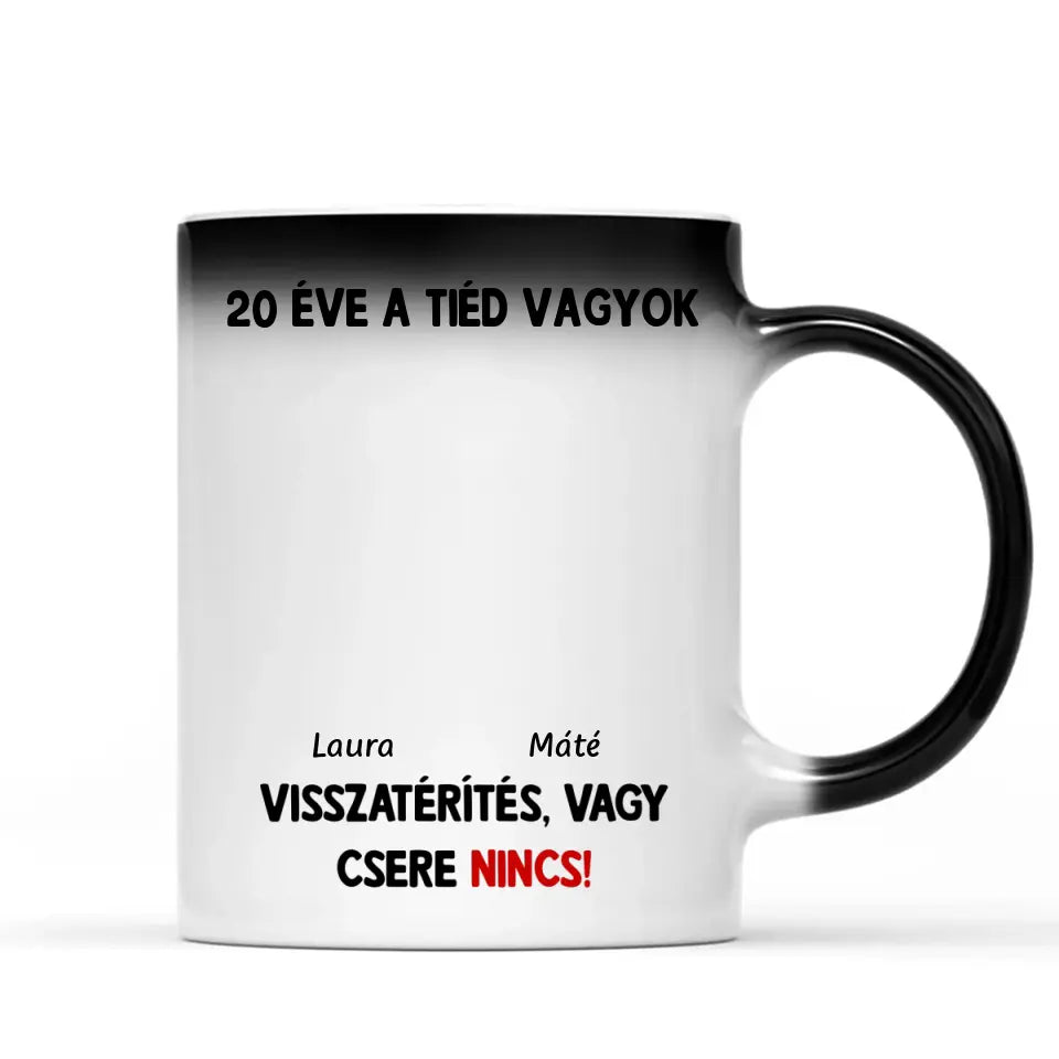 Egyedi vicces bögre pároknak - visszatérítés nincs