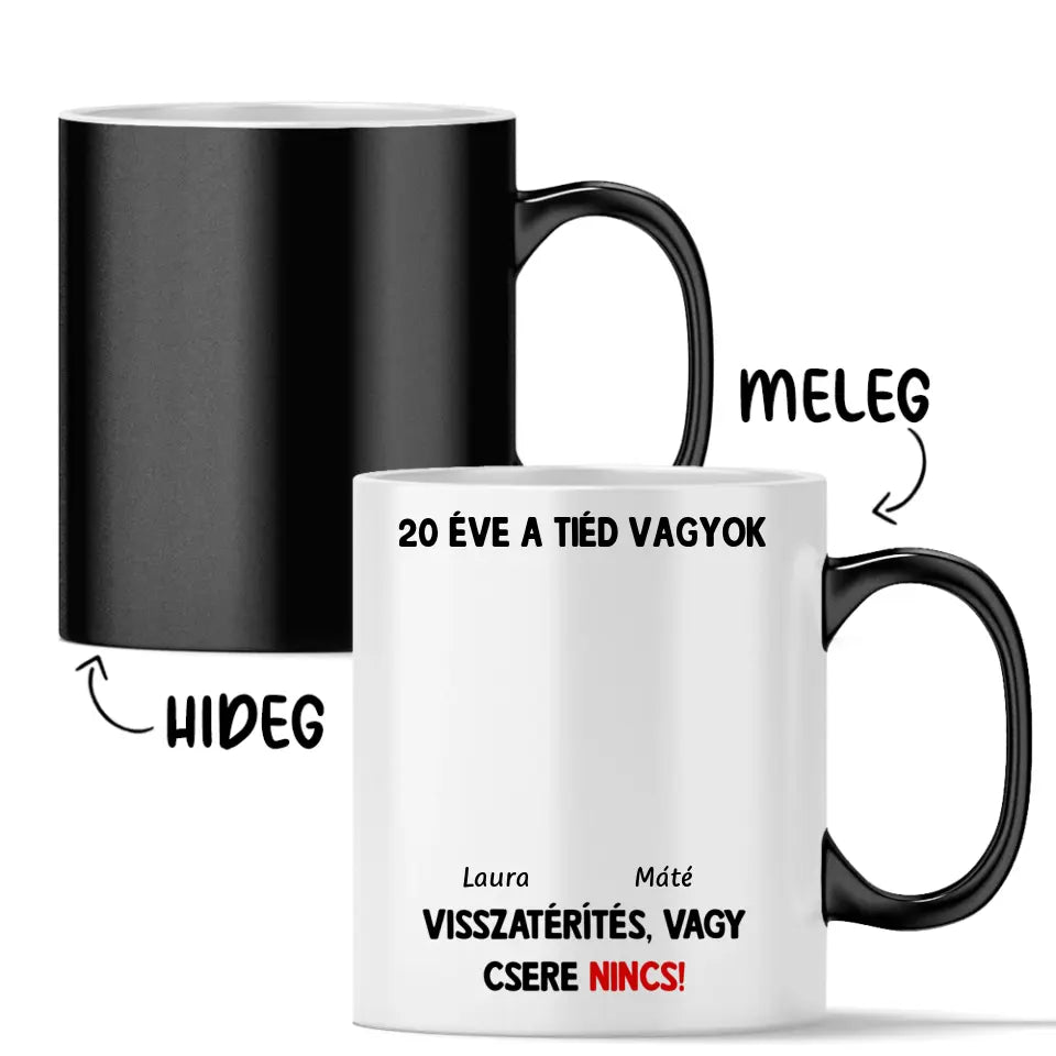 Egyedi vicces bögre pároknak - visszatérítés nincs