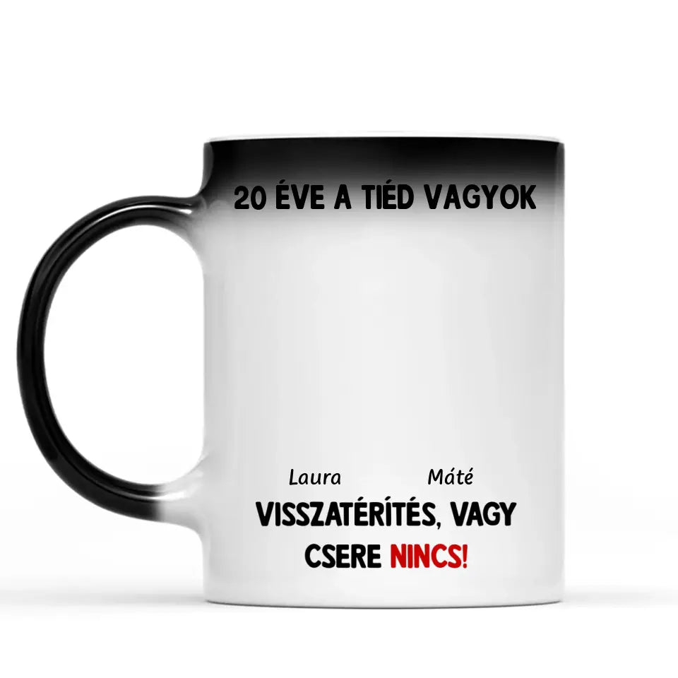 Egyedi vicces bögre pároknak - visszatérítés nincs