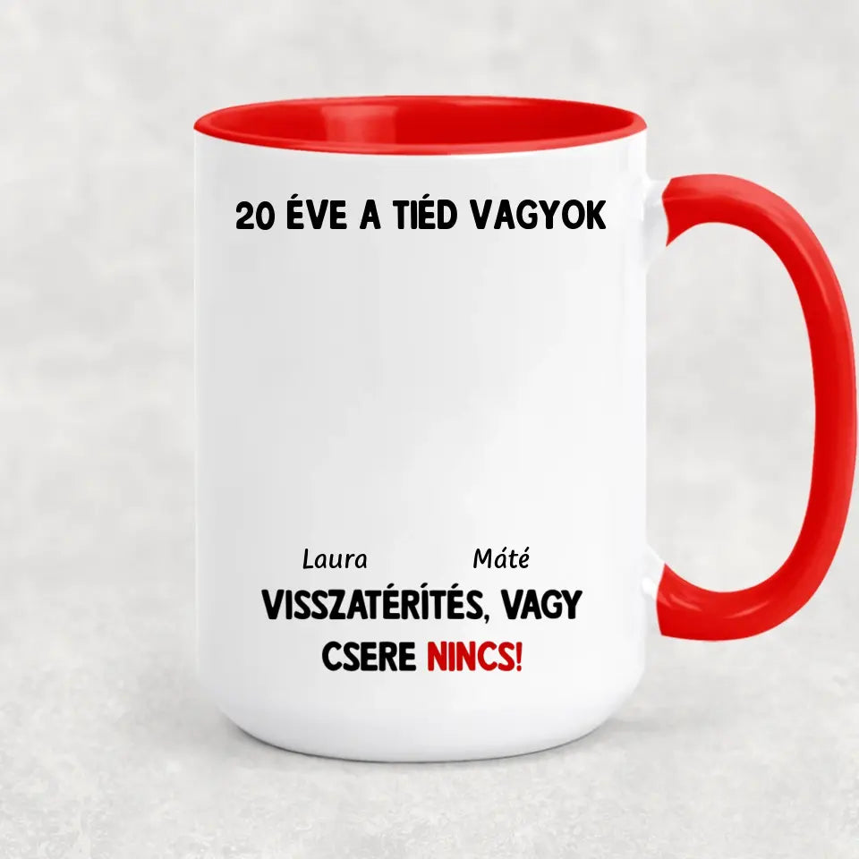 Egyedi vicces bögre pároknak - visszatérítés nincs