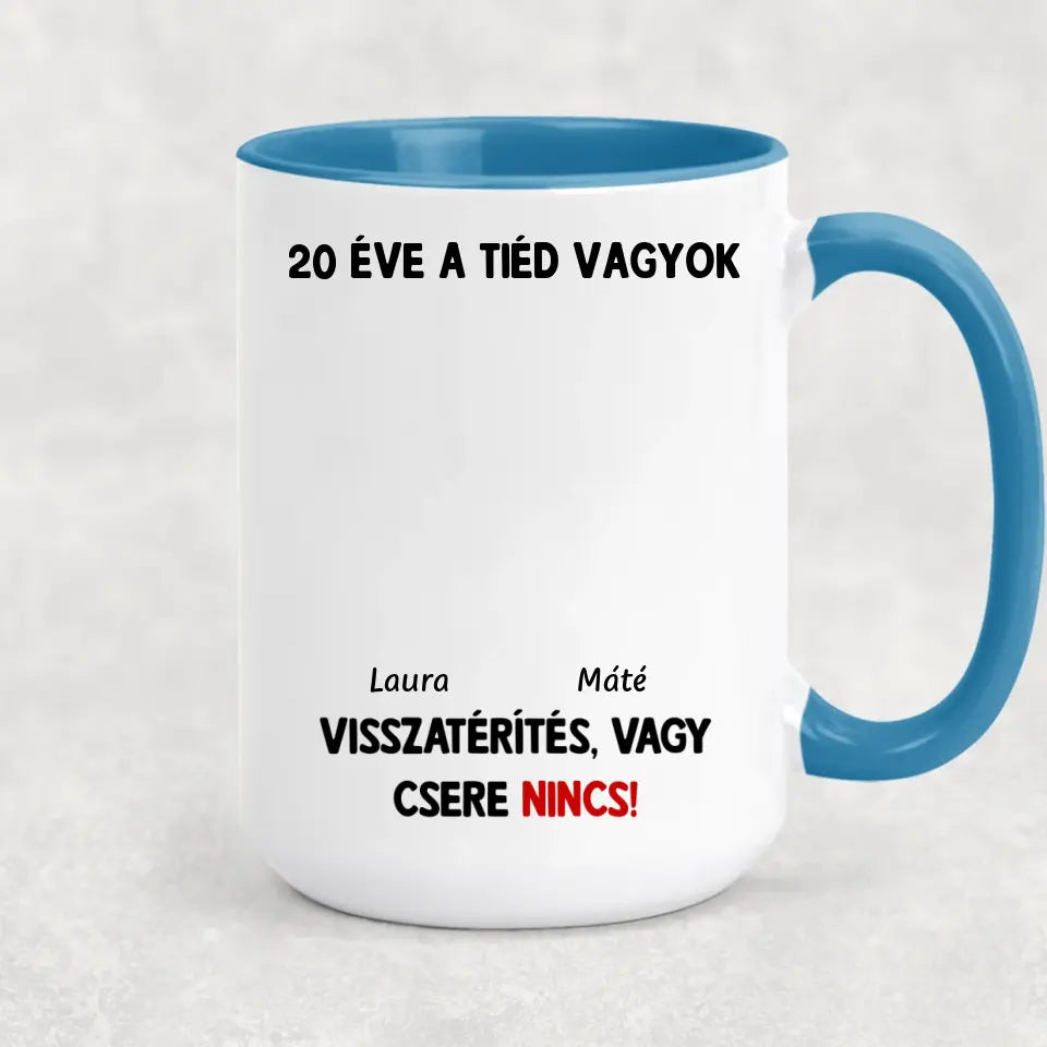 Egyedi vicces bögre pároknak - visszatérítés nincs