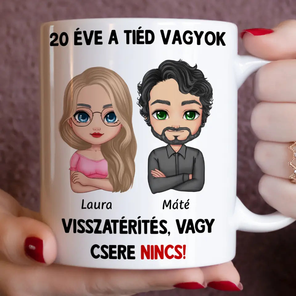 Egyedi vicces bögre pároknak - visszatérítés nincs