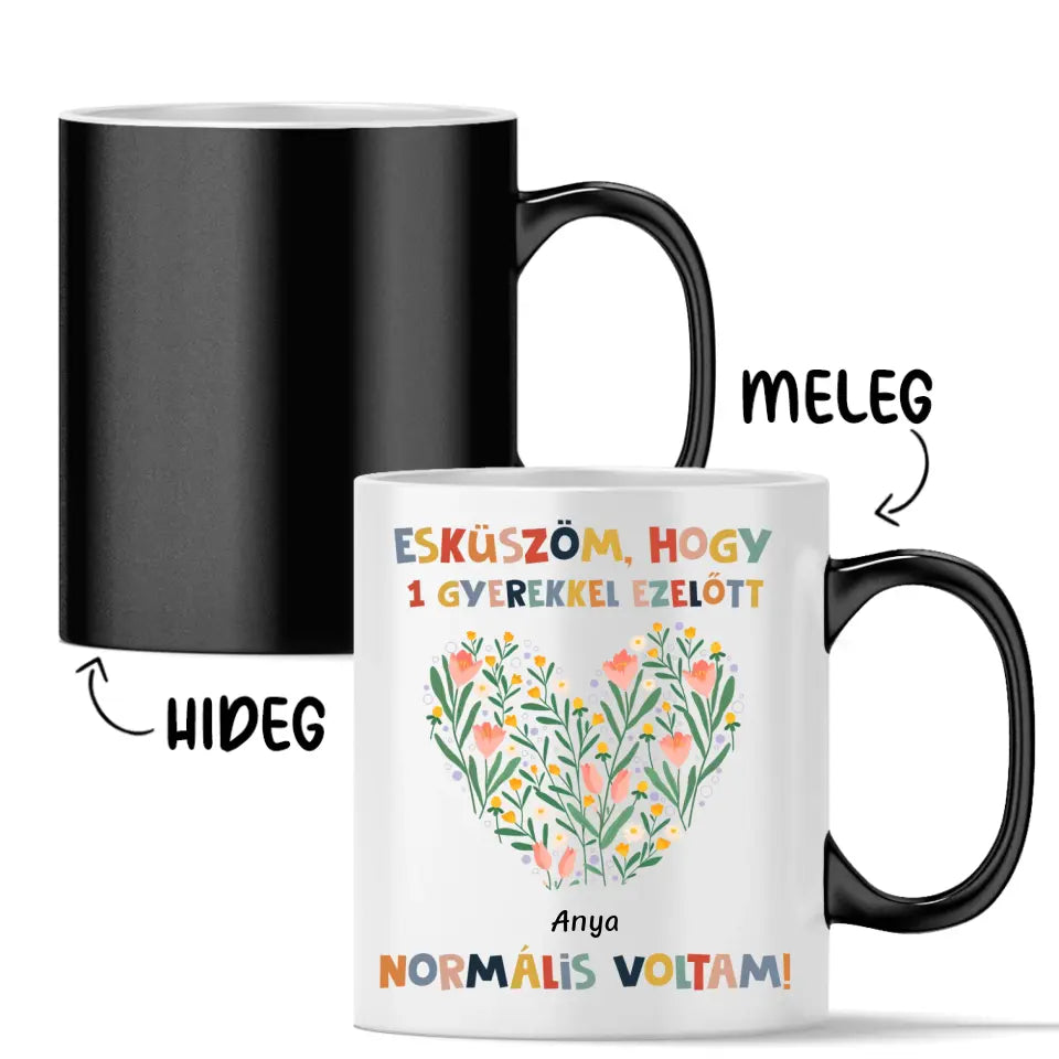 Egyedi bögre Anyák napjára - normális voltam
