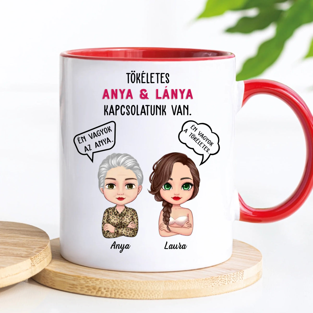 Egyedi bögre édesanyáknak - tökéletes kapcsolatunk van