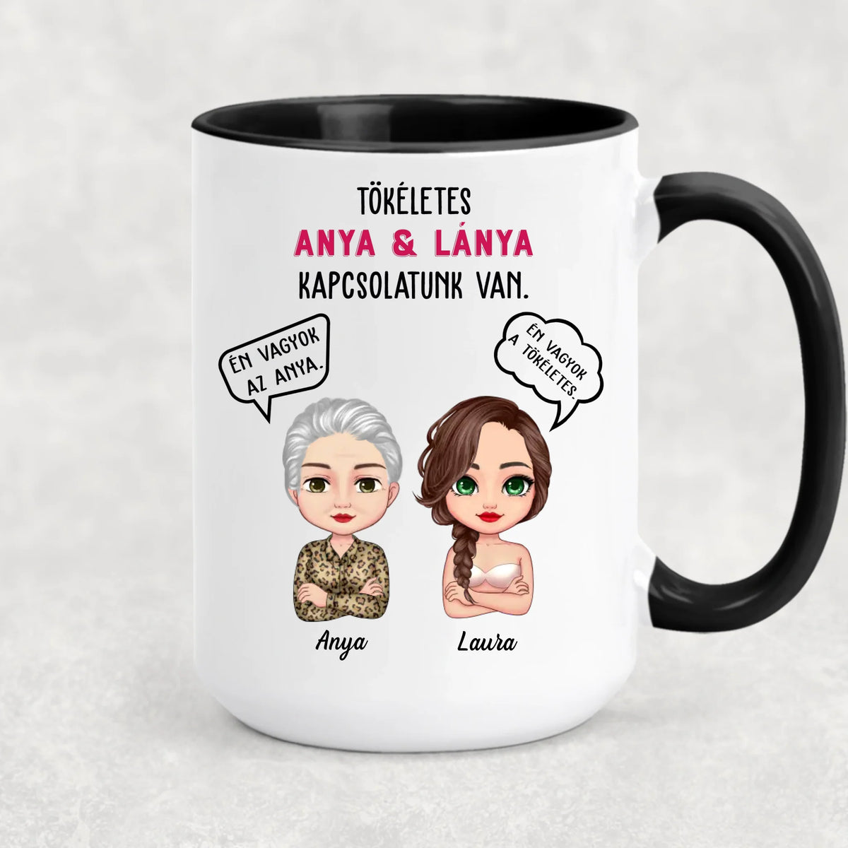 Egyedi bögre édesanyáknak - tökéletes kapcsolatunk van
