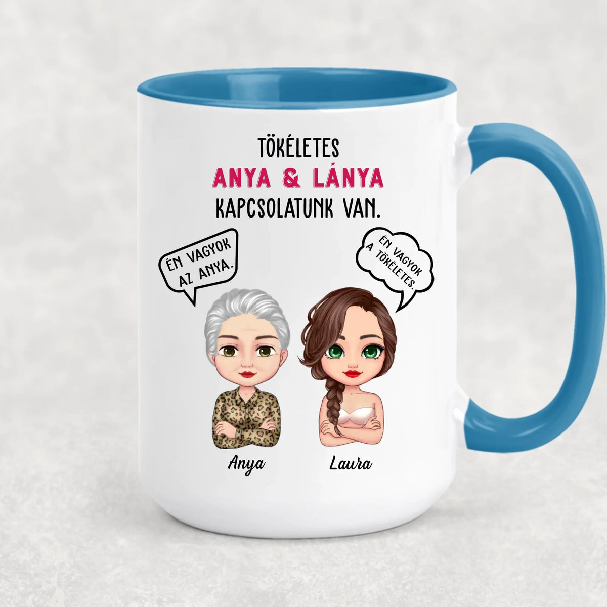 Egyedi bögre édesanyáknak - tökéletes kapcsolatunk van