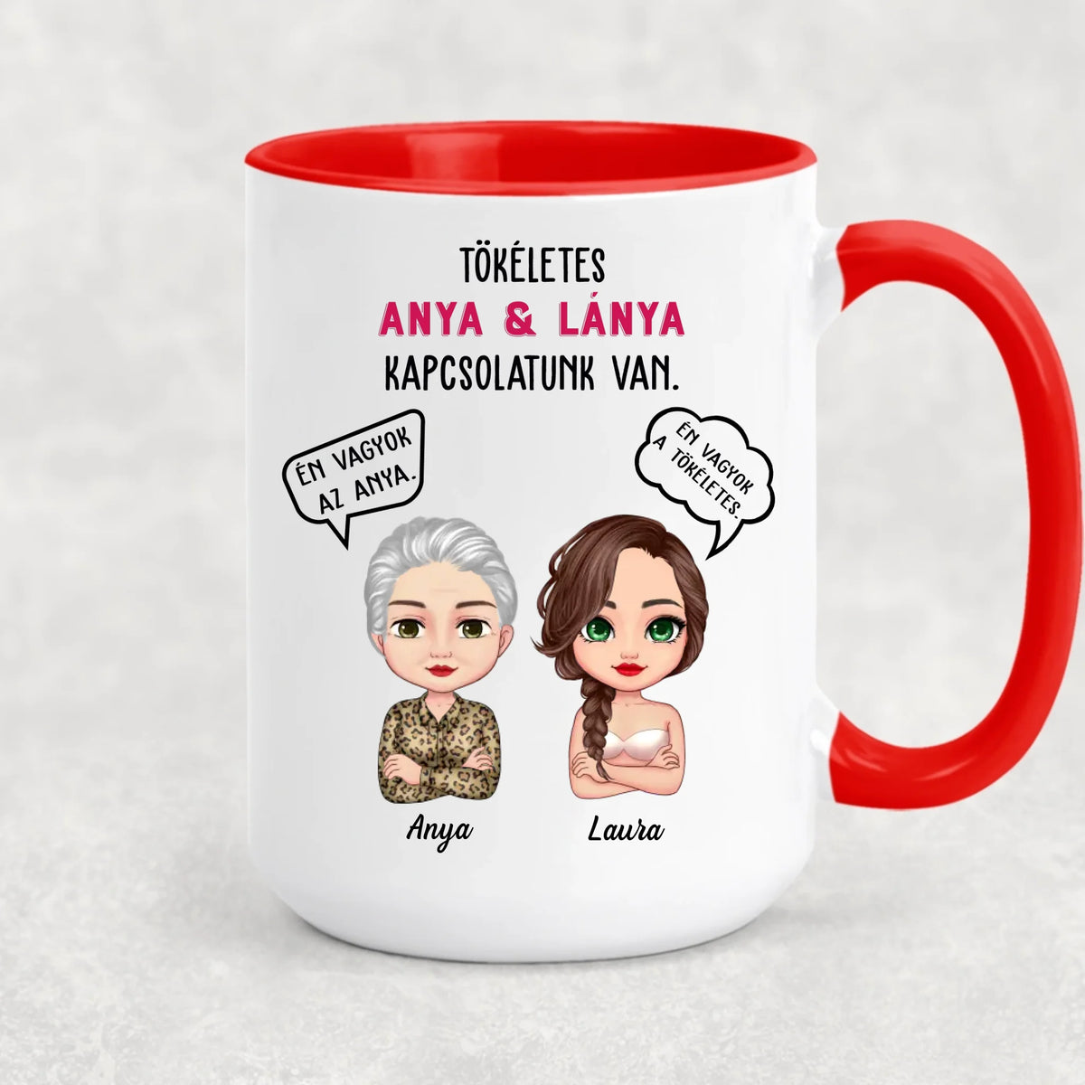 Egyedi bögre édesanyáknak - tökéletes kapcsolatunk van