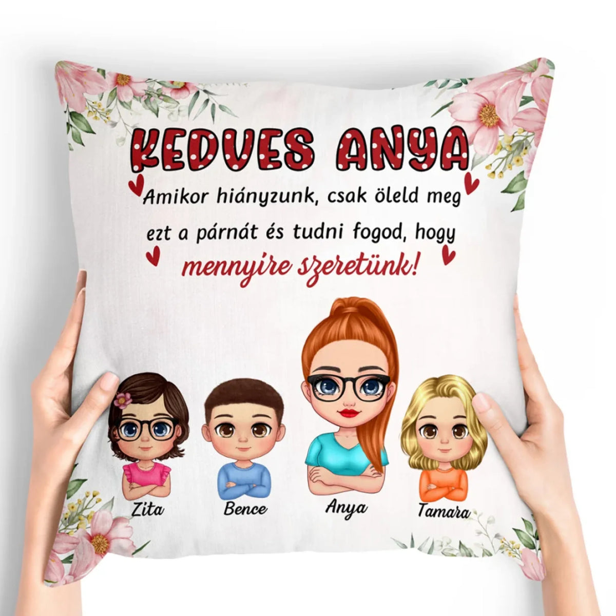 Egyedi párna édesanyáknak - amikor hiányzunk3