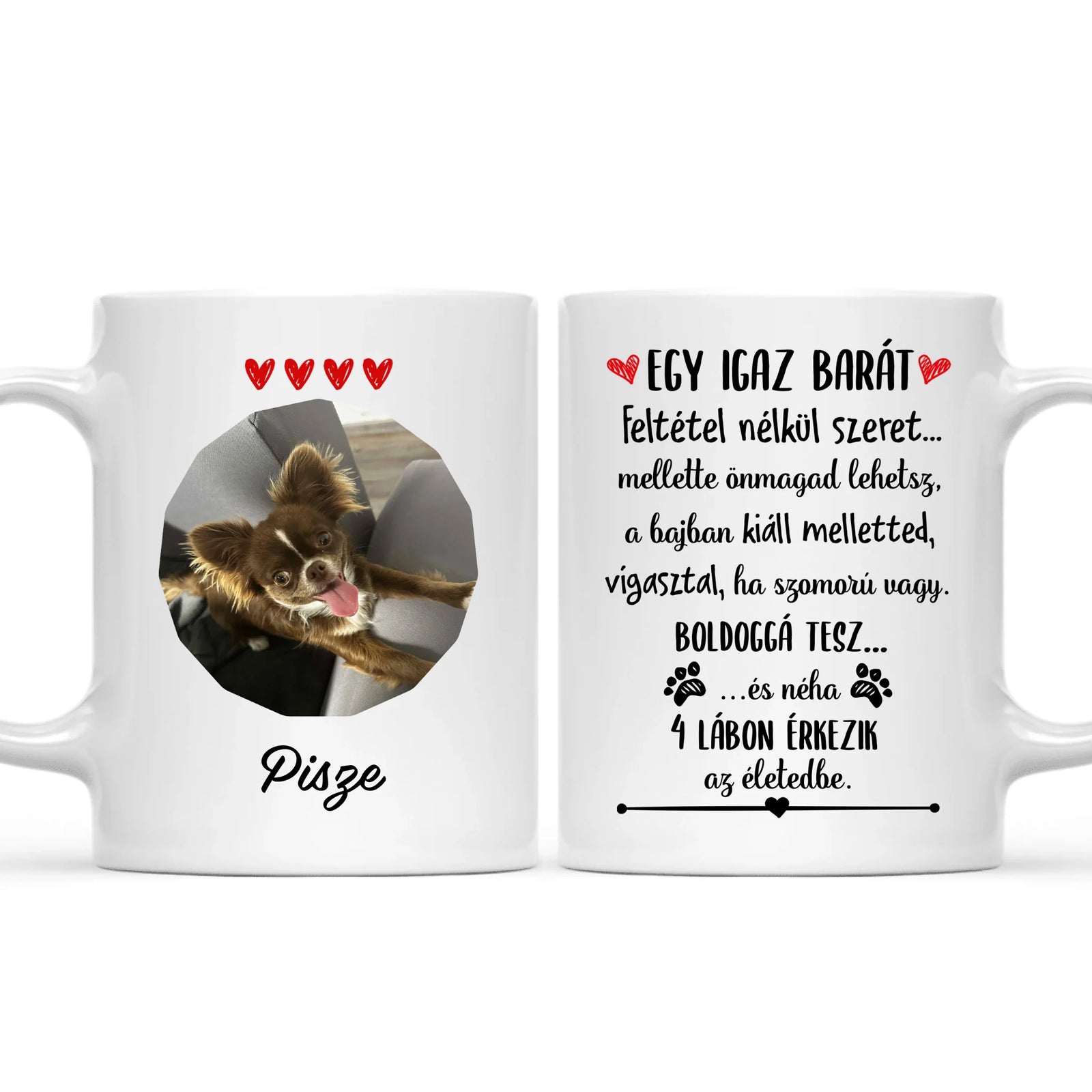Egyedi saját fotós bögre gazdiknak - Ő nem csak egy kutya