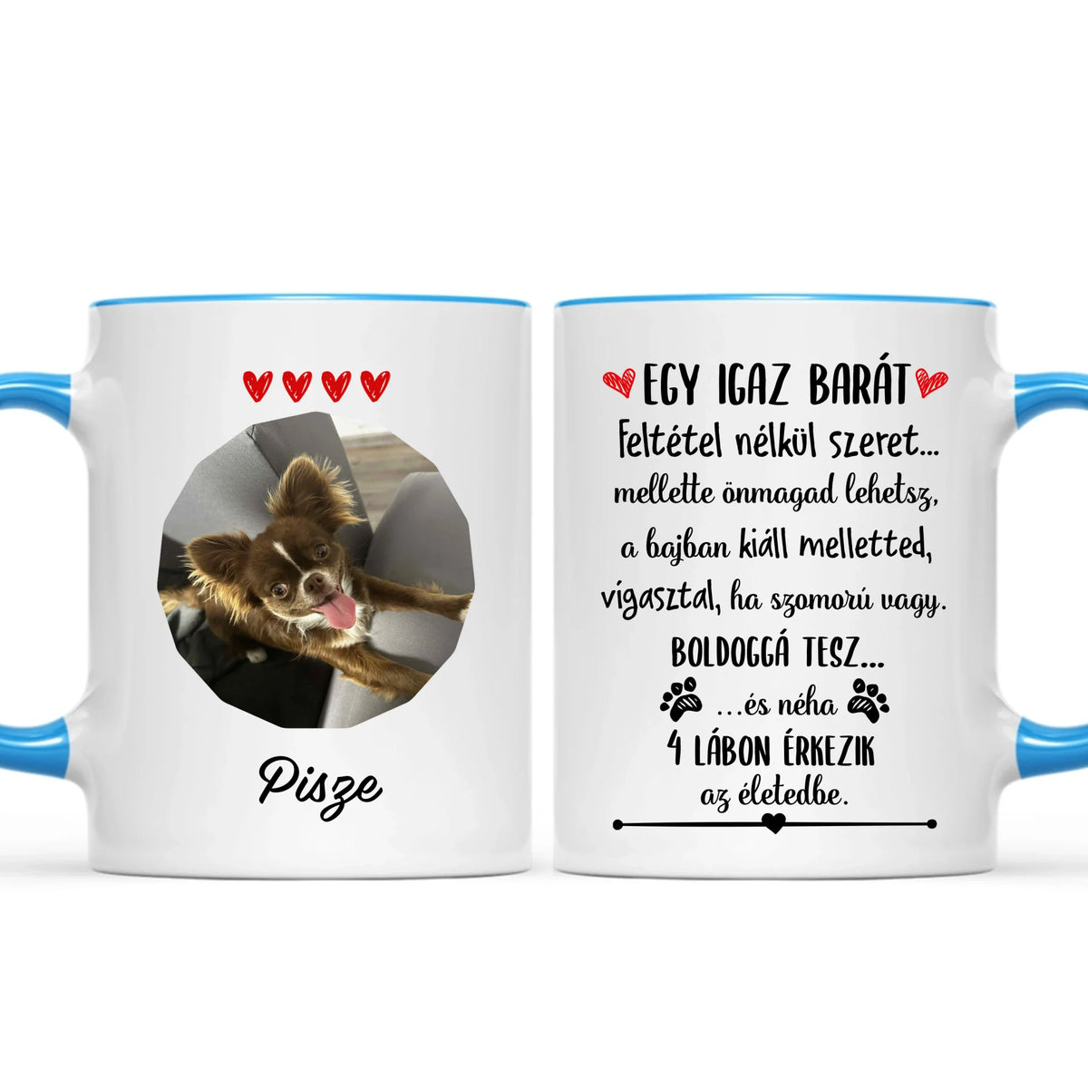 Egyedi saját fotós bögre gazdiknak - Ő nem csak egy kutya