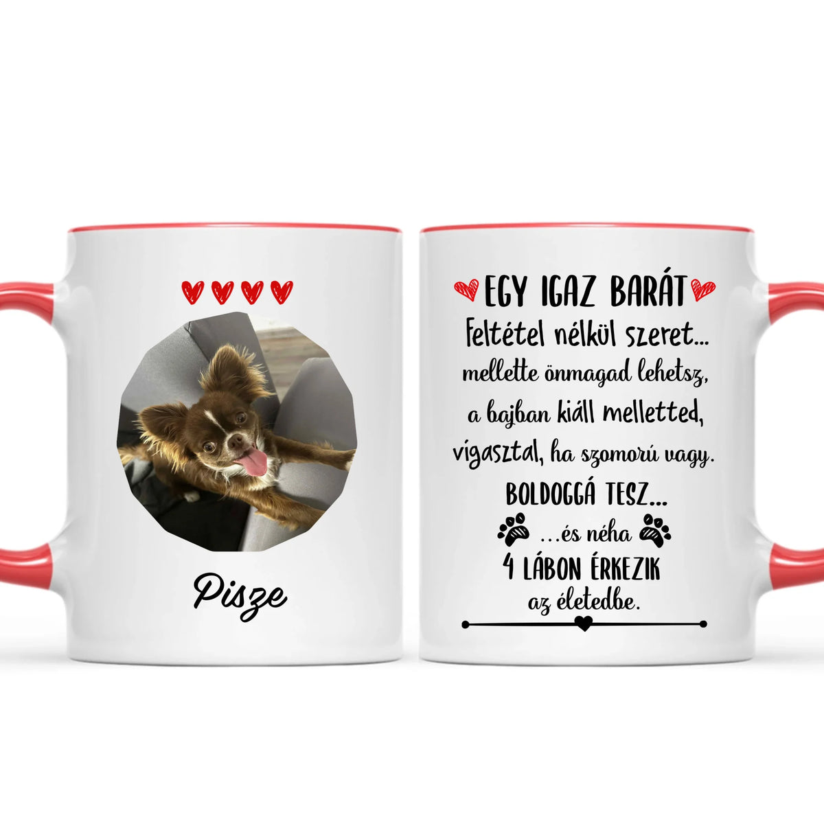 Egyedi saját fotós bögre gazdiknak - Ő nem csak egy kutya