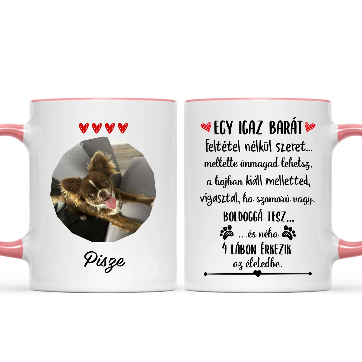 Egyedi saját fotós bögre gazdiknak - Ő nem csak egy kutya