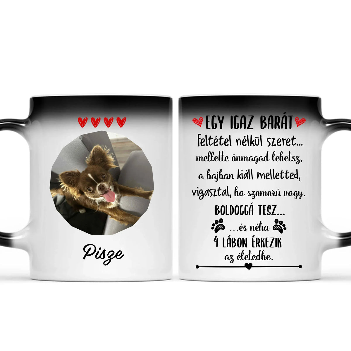 Egyedi saját fotós bögre gazdiknak - Ő nem csak egy kutya