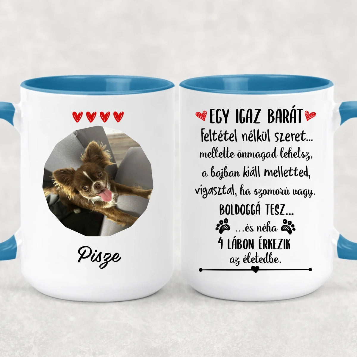 Egyedi saját fotós bögre gazdiknak - Ő nem csak egy kutya