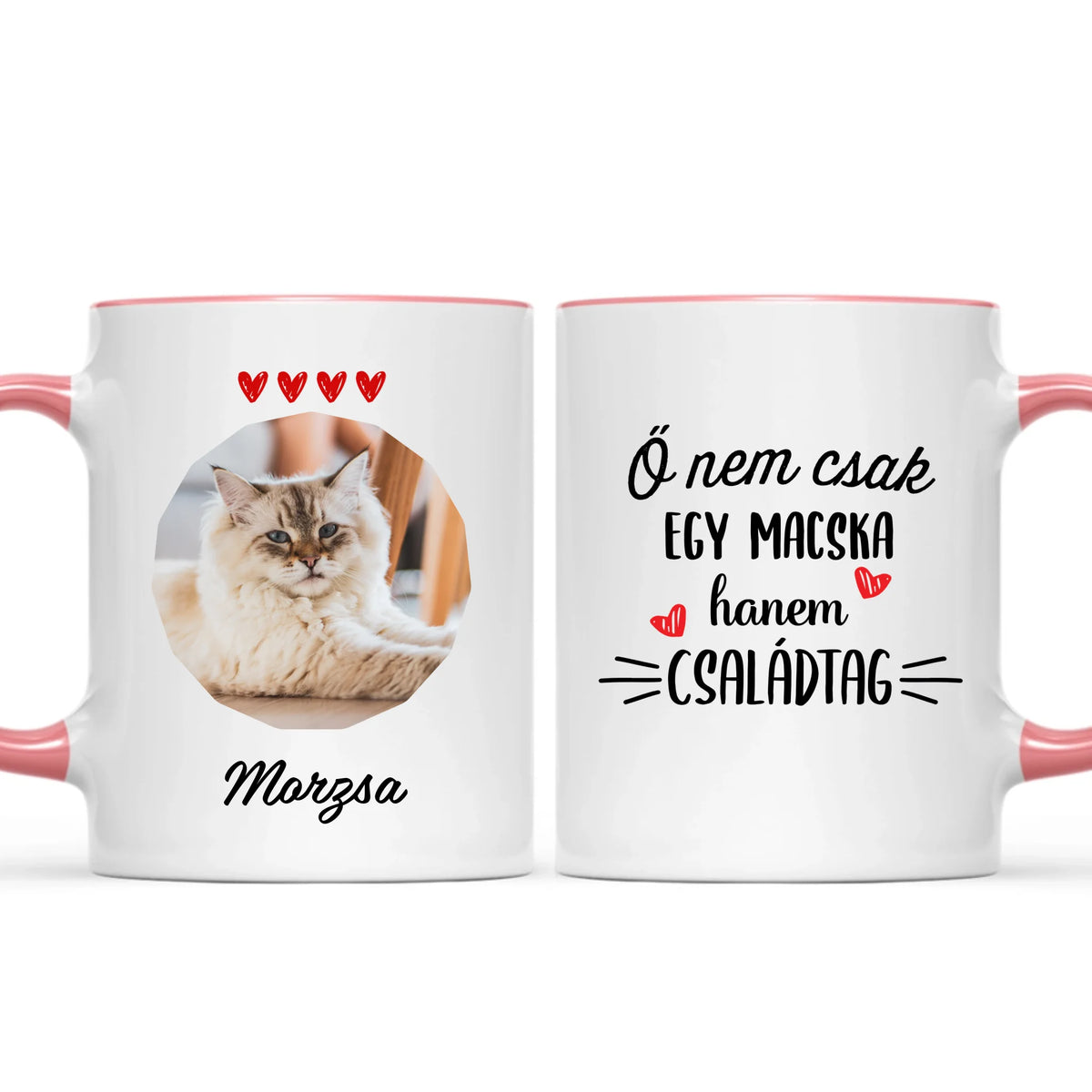 Egyedi saját fotós bögre gazdiknak - Ő nem csak egy macska