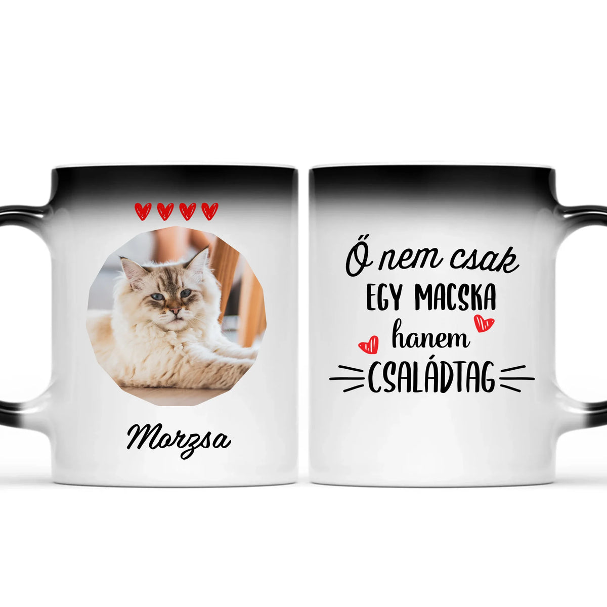 Egyedi saját fotós bögre gazdiknak - Ő nem csak egy macska