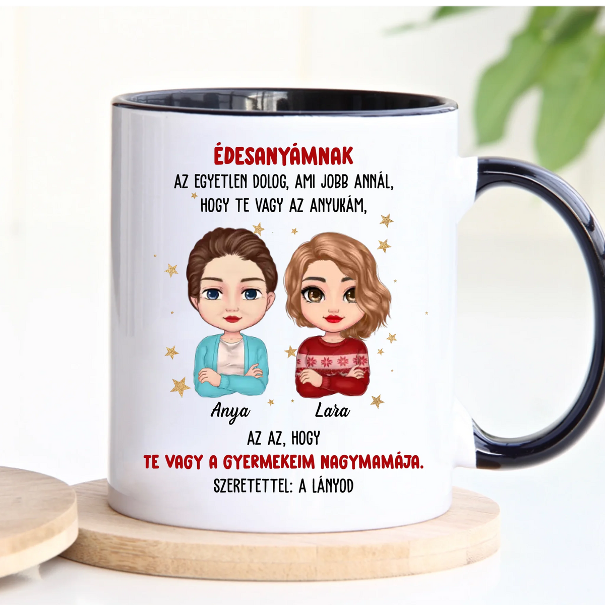 Egyedi karácsonyi bögre édesanyáknak - az egyetlen dolog