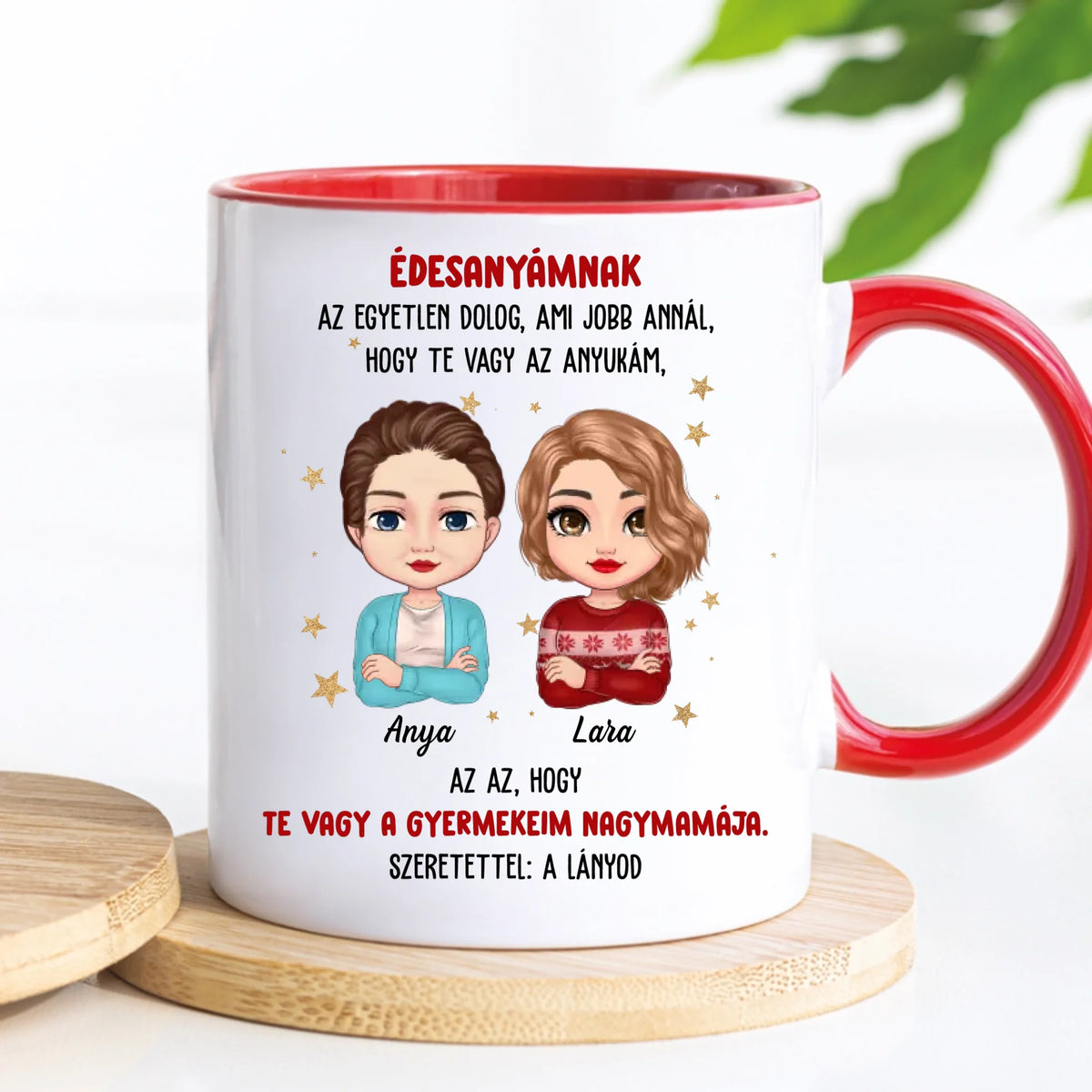 Egyedi karácsonyi bögre édesanyáknak - az egyetlen dolog