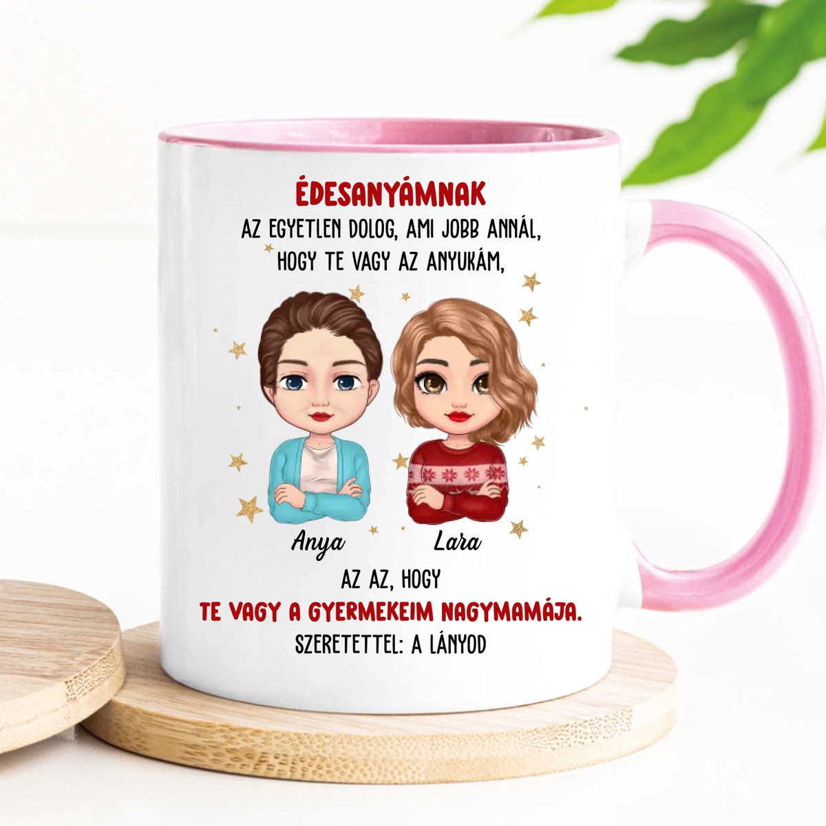 Egyedi karácsonyi bögre édesanyáknak - az egyetlen dolog