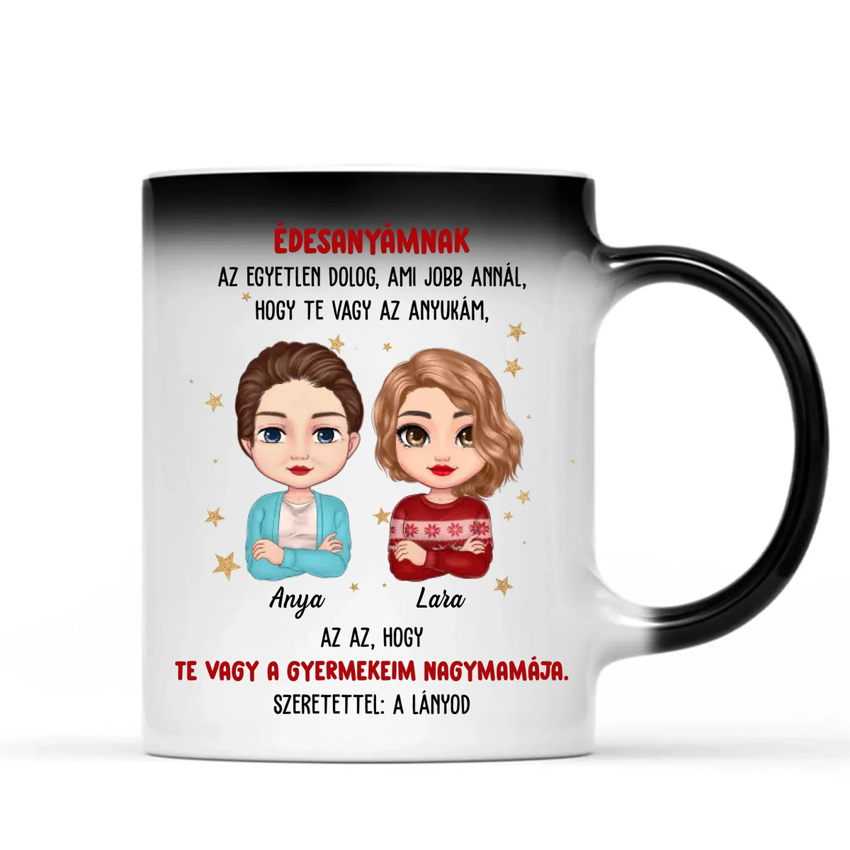 Egyedi karácsonyi bögre édesanyáknak - az egyetlen dolog