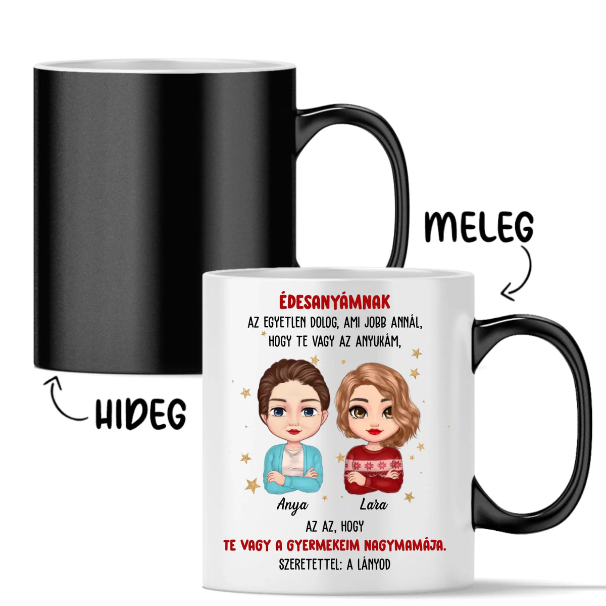 Egyedi karácsonyi bögre édesanyáknak - az egyetlen dolog