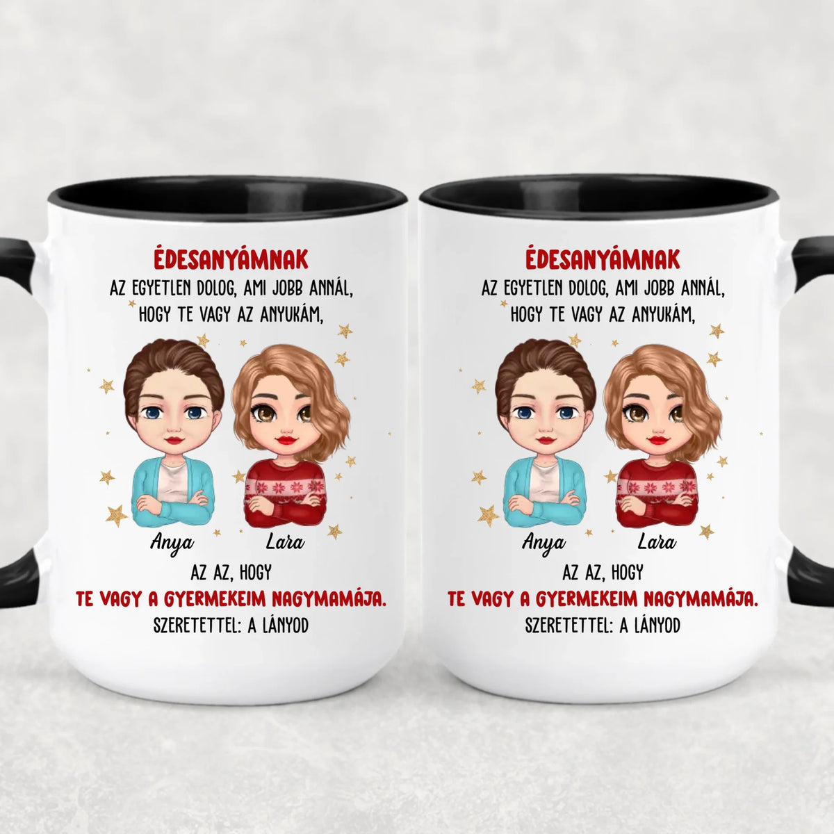 Egyedi karácsonyi bögre édesanyáknak - az egyetlen dolog