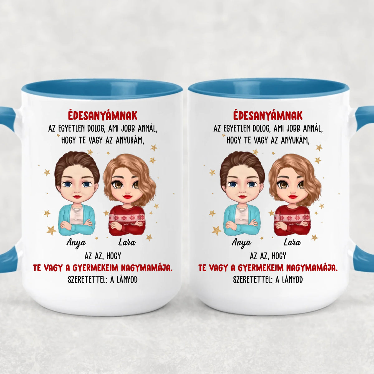 Egyedi karácsonyi bögre édesanyáknak - az egyetlen dolog