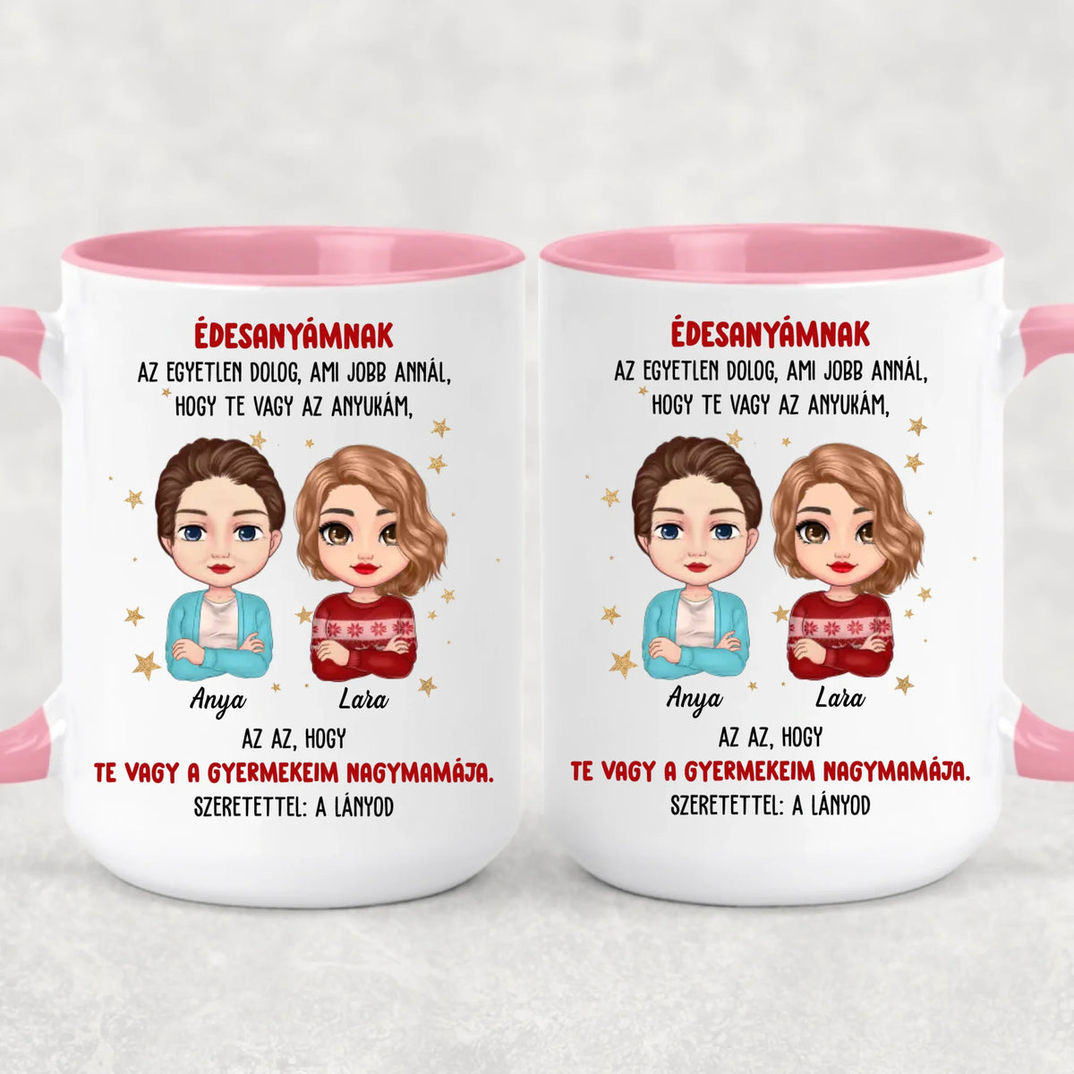 Egyedi karácsonyi bögre édesanyáknak - az egyetlen dolog