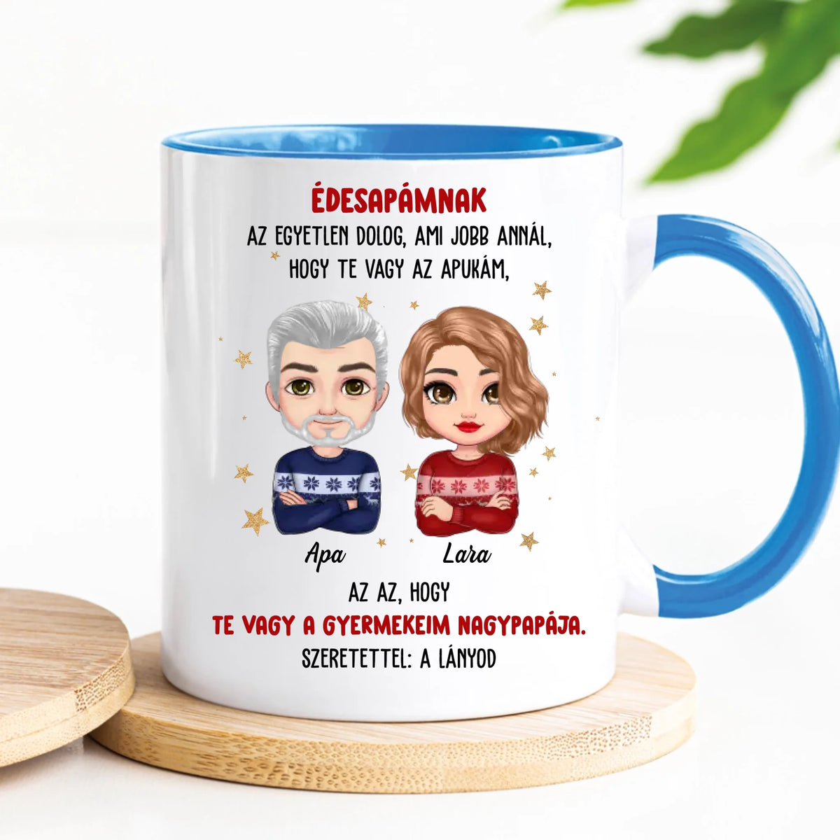 Egyedi karácsonyi bögre édesapádnak - az egyetlen dolog