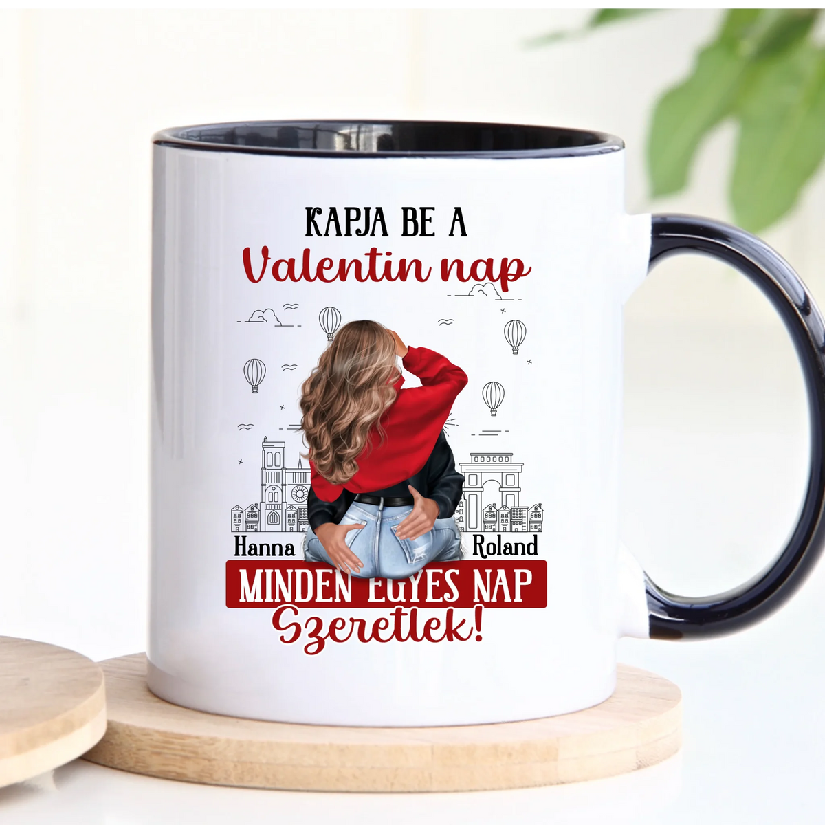 Egyedi bögre pároknak - minden nap szeretlek
