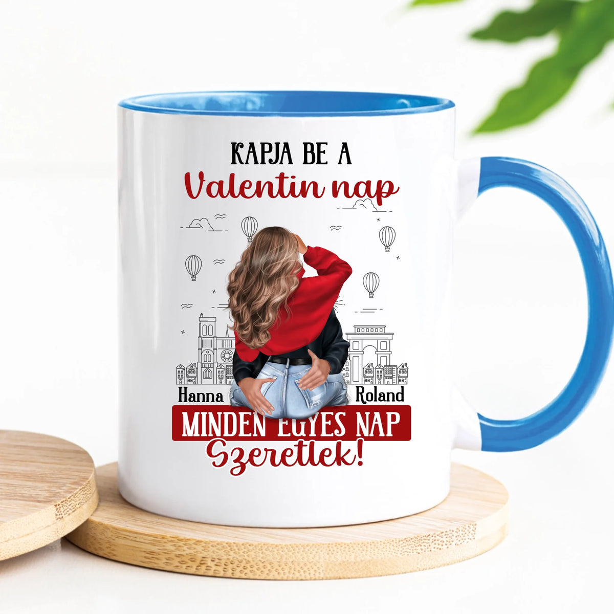 Egyedi bögre pároknak - minden nap szeretlek