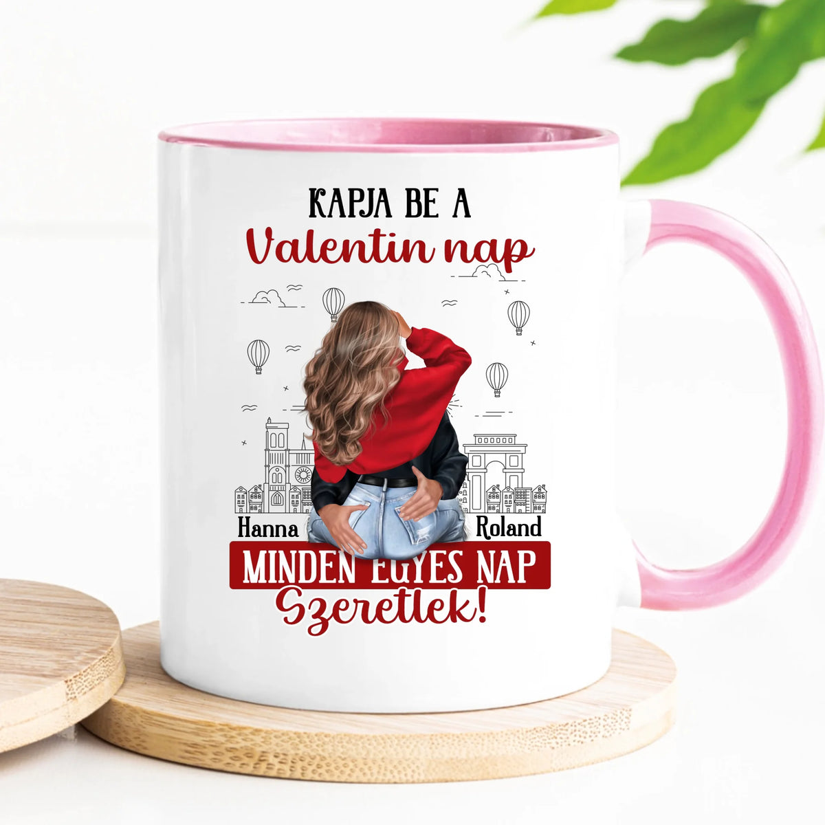 Egyedi bögre pároknak - minden nap szeretlek