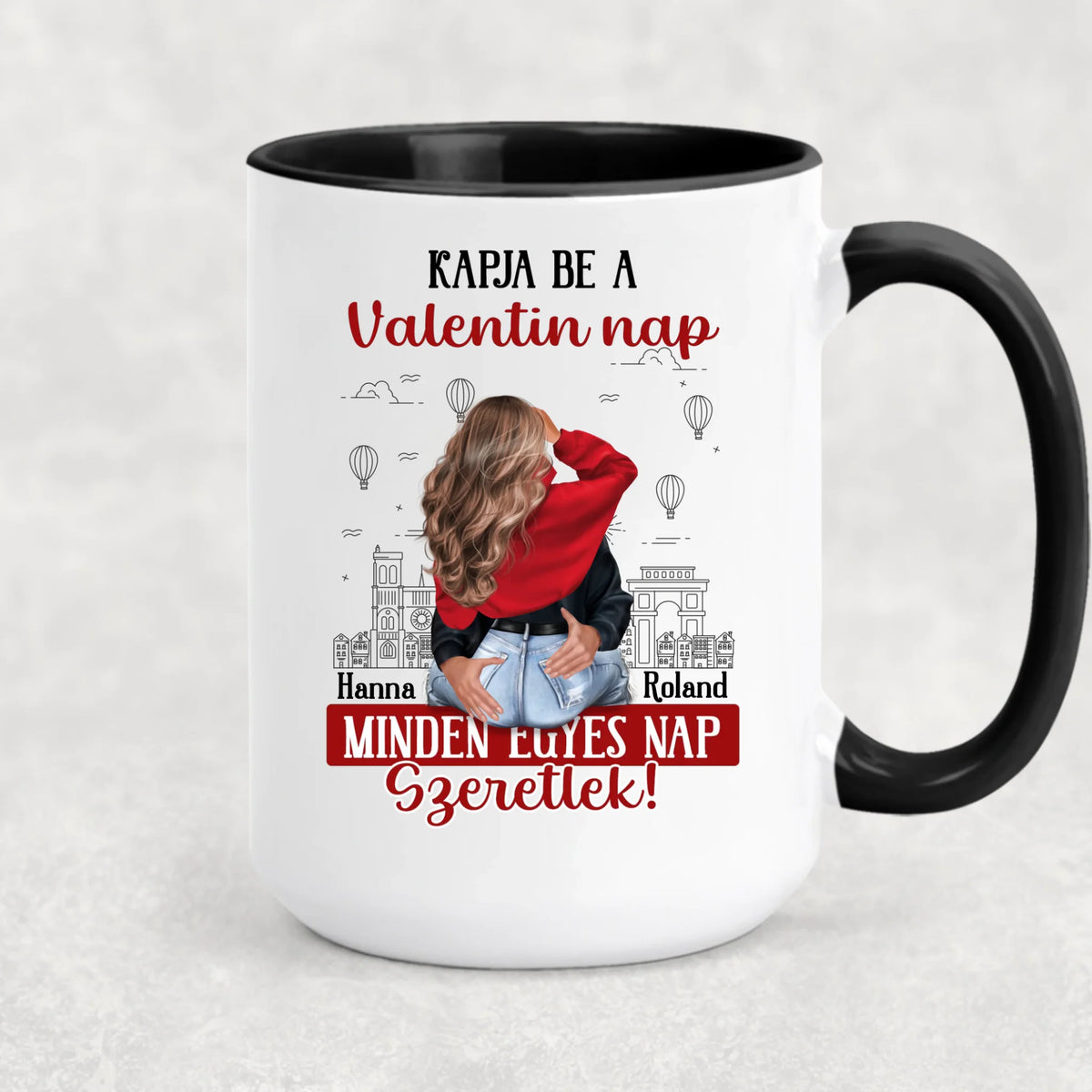 Egyedi bögre pároknak - minden nap szeretlek