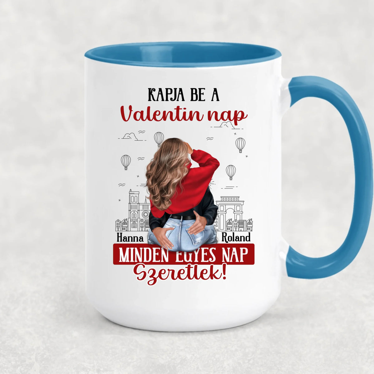 Egyedi bögre pároknak - minden nap szeretlek