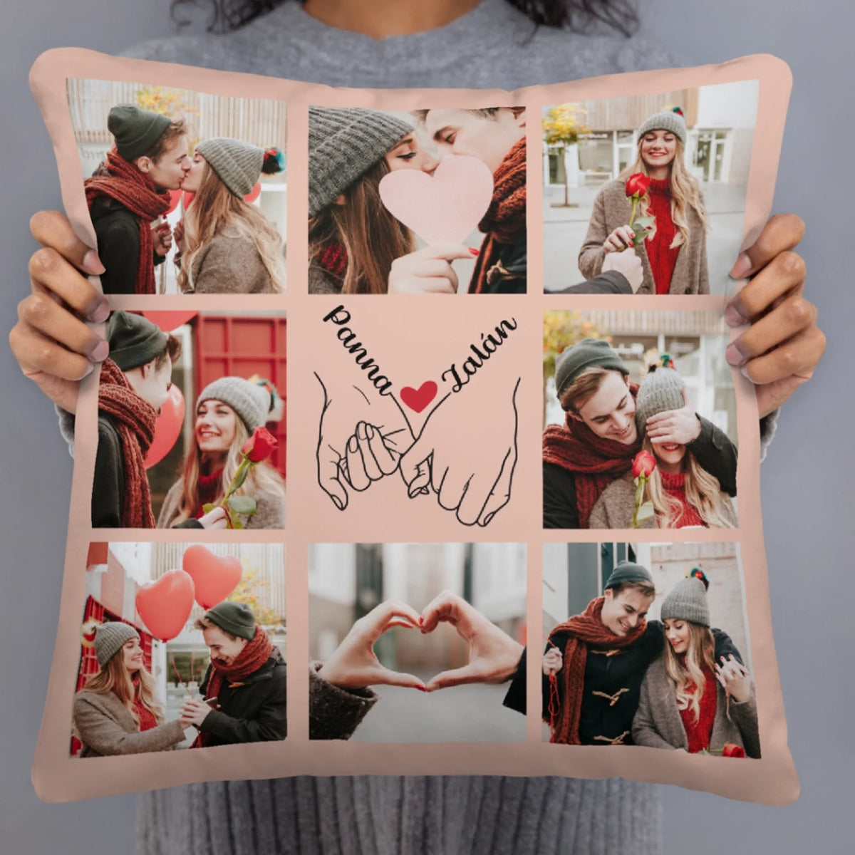 Egyedi párna Valentin napra - 8 fotóval2