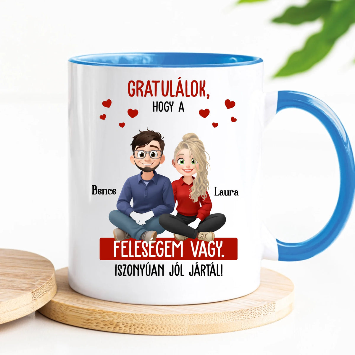 Egyedi bögre pároknak - Gratulálok, hogy