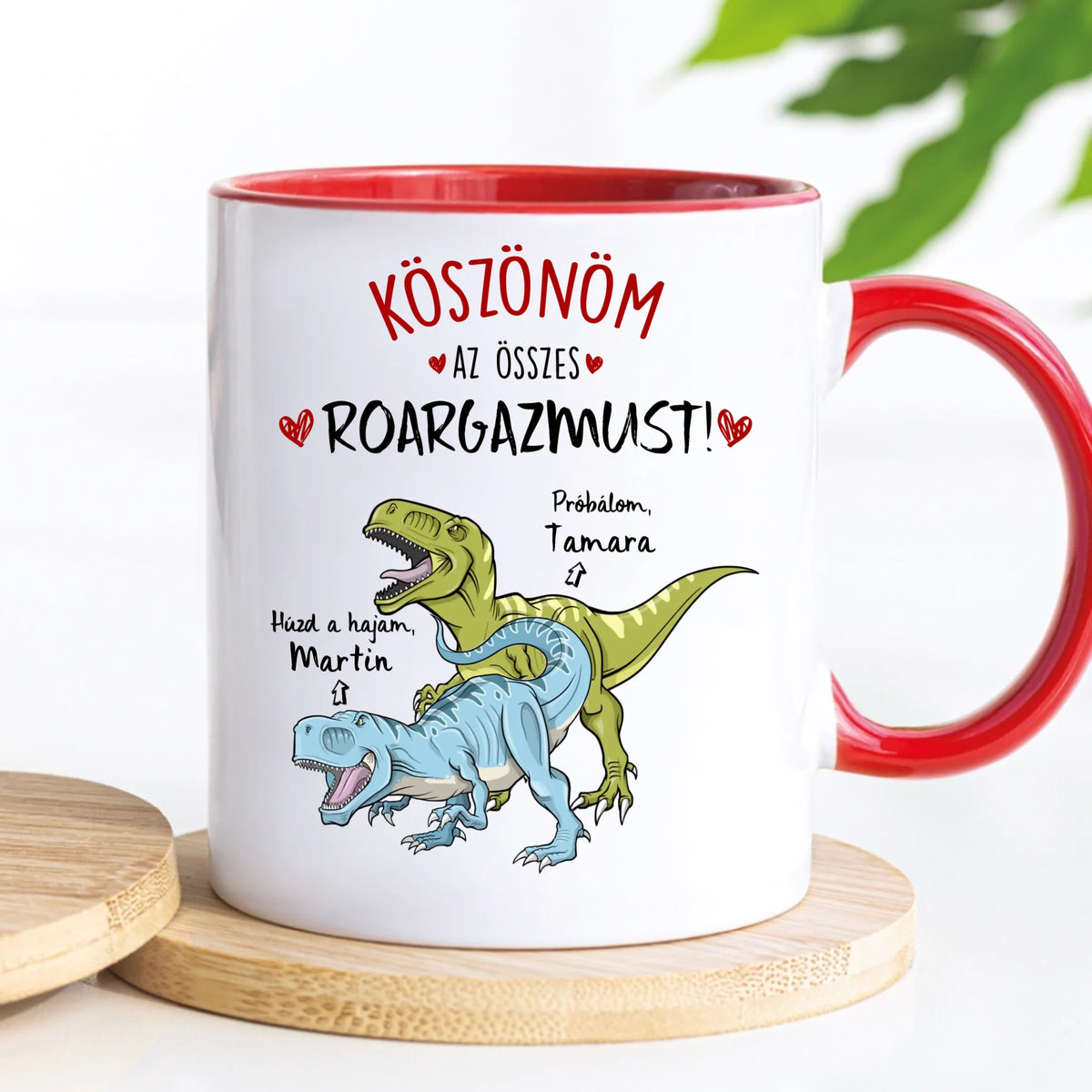 Egyedi vicces bögre pároknak - Húzd a hajam